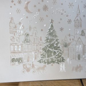 Toile « Village de Noël »